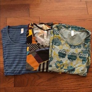 LuLaRoe classic T Bundle XS